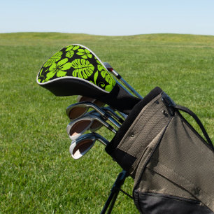 PINK BIKINI (BLACK/LIME) GOLF HEAD COVER