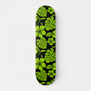 PINK BIKINI (BLACK/LIME) SKATEBOARD