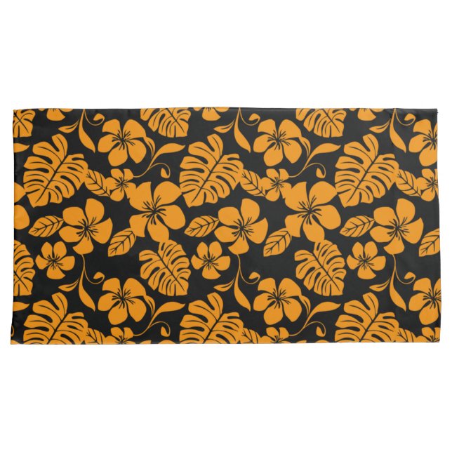 PINK BIKINI (BLACK/ORANGE) PILLOWCASE (Front-Right)