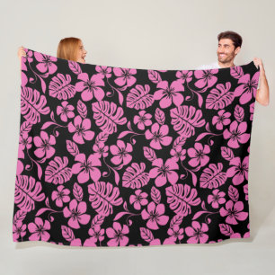 PINK BIKINI (BLACK/PINK) FLEECE BLANKET
