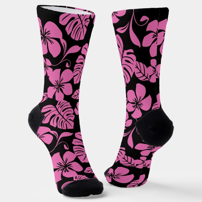 PINK BIKINI (BLACK/PINK) SOCKS (Angled)
