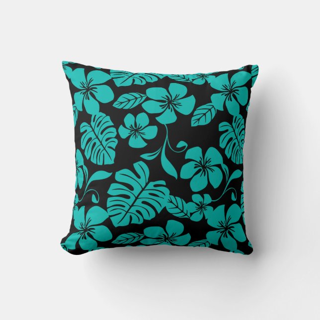 PINK BIKINI (BLACK/TEAL) CUSHION (Front)