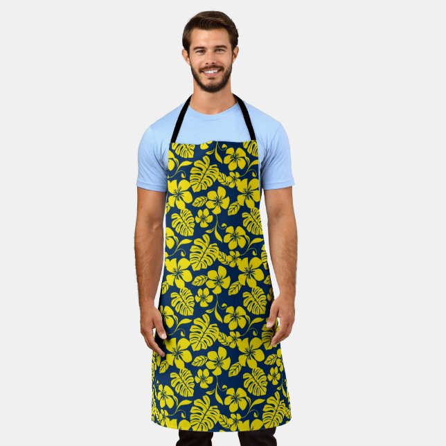 PINK BIKINI (BLUE/YELLOW) APRON (Worn)