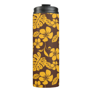 PINK BIKINI (BROWN/GOLD) THERMAL TUMBLER