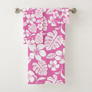 PINK BIKINI (FLAMINGO PINK) BATH TOWEL SET