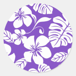 PINK BIKINI (GRAPE) CLASSIC ROUND STICKER