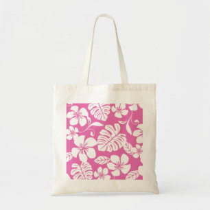 PINK BIKINI PATTERN IN FLAMINGO PINK TOTE BAG