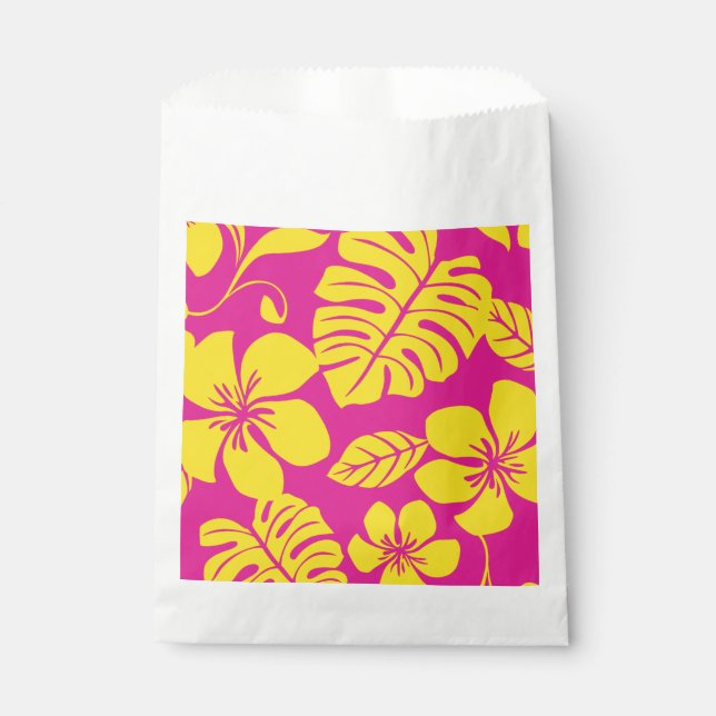 PINK BIKINI (PINK/YELLOW) FAVOUR BAGS (Front)