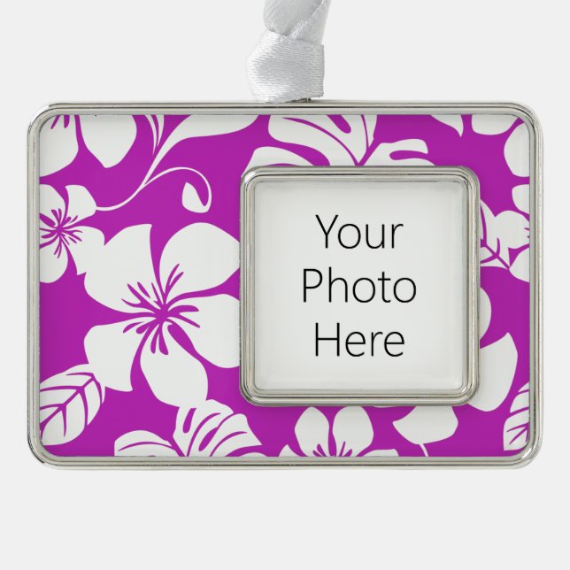 PINK BIKINI (RASPBERRY) SILVER PLATED FRAMED ORNAMENT (Front)