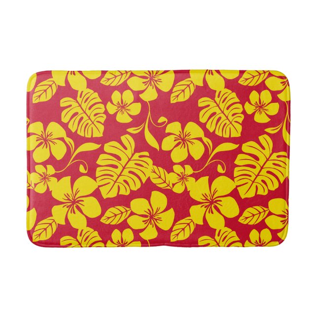 PINK BIKINI (RED/GOLD) BATH MAT (Front)