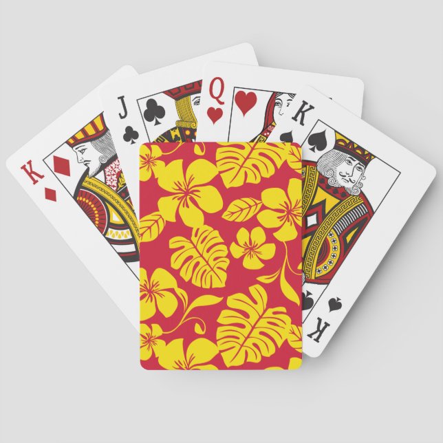 PINK BIKINI (RED/GOLD) PLAYING CARDS (Back)