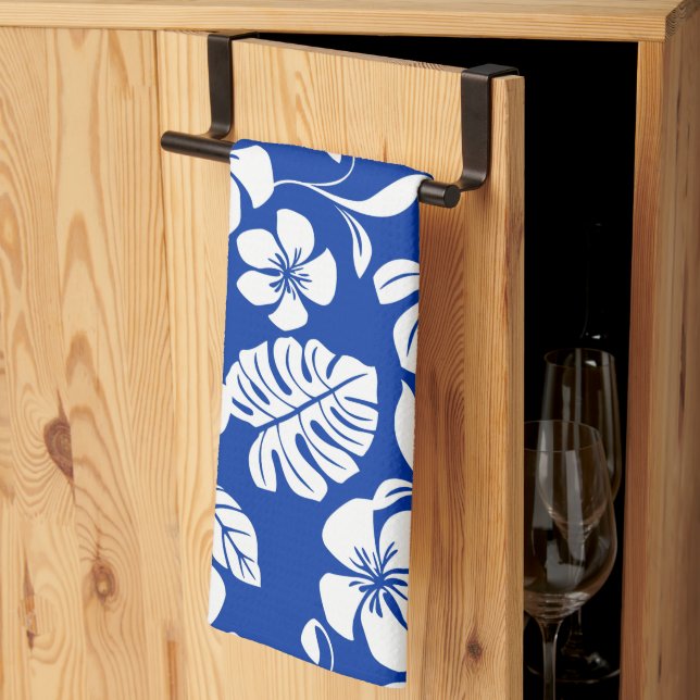 PINK BIKINI (ROYAL BLUE) TEA TOWEL (Thirds Fold)