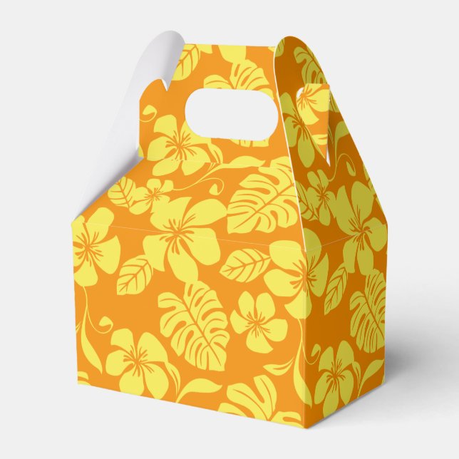 PINK BIKINI (TANGERINE/YELLOW) FAVOUR BOX (Front Side)