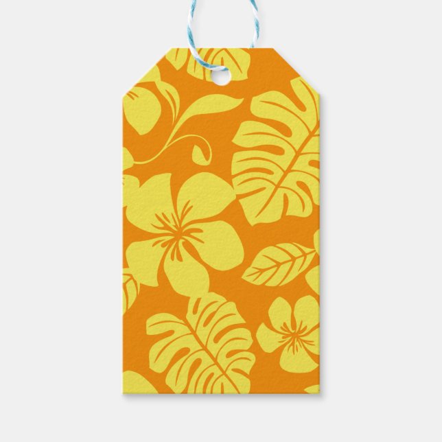PINK BIKINI (TANGERINE/YELLOW) GIFT TAGS (Front)