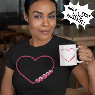 Pink BINGO Heart Customisable Mug
