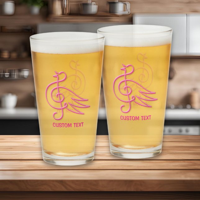 Pink Bird Music Glass (Creator Uploaded)