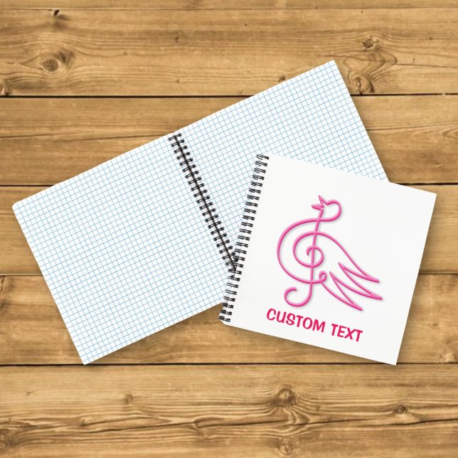 Pink Bird Music Notebook (Creator Uploaded)