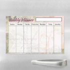 Pink bird weekly planner