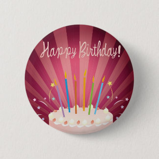 Pink Birthday Cake Pin