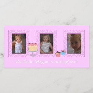Pink Birthday Photocard Announcement