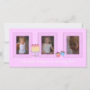 Pink Birthday Photocard Announcement