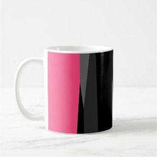 Pink Black and Grey Coffee Mug