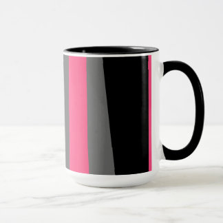 Pink Black and Grey    Mug