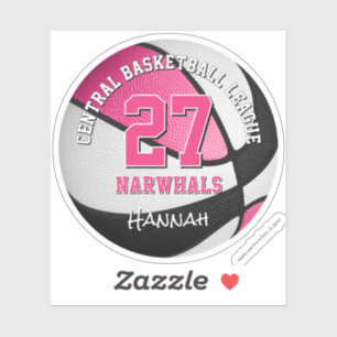 pink black basketball team colours girls team name