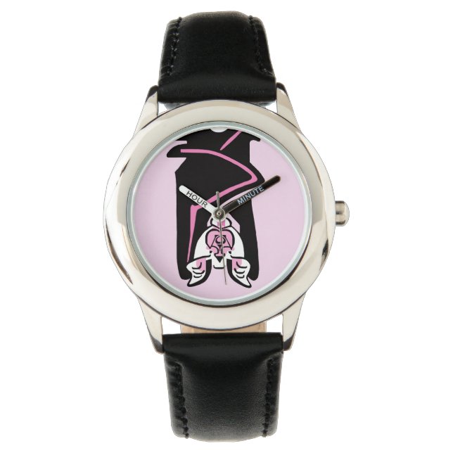 Pink & Black BAT- Wildlife - Nature -Ecology Watch (Front)