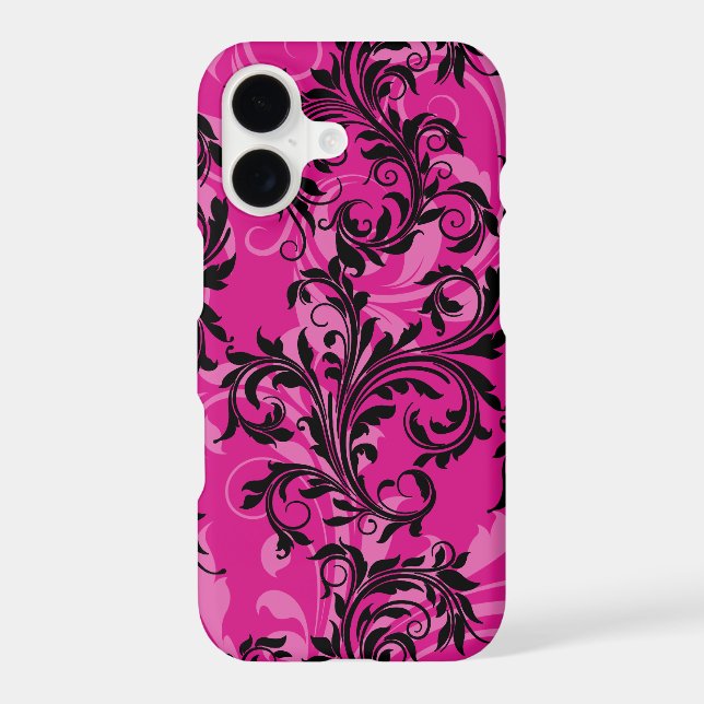 Pink, Black Case-Mate Barely There iPhone X Case (Back)