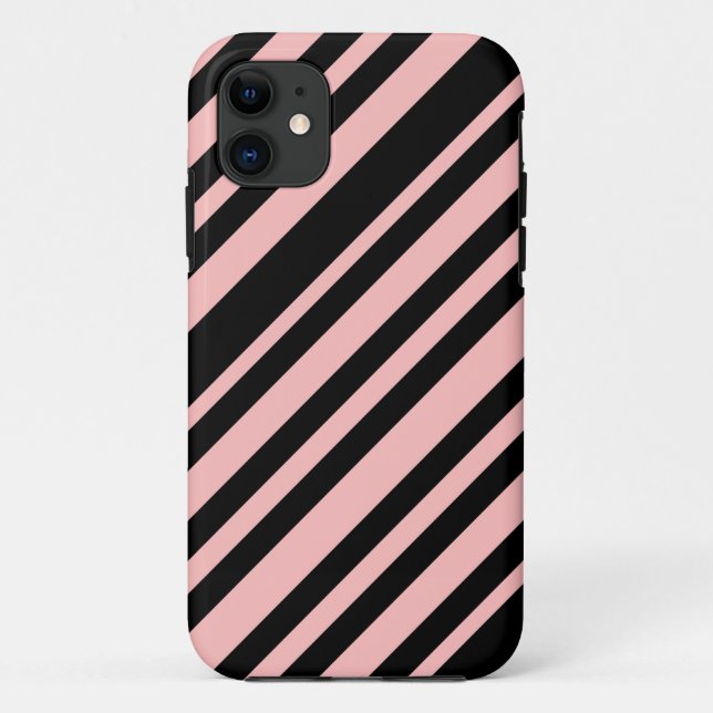 Pink & Black Case-Mate iPhone Case (Back)