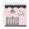 Pink Black Damask Crib Chandelier Baby Shower