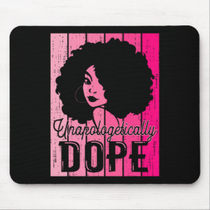 Pink Black History Month Unapologetically Drug Bla Mouse Mat