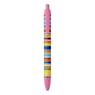 Pink Black Ink Pen