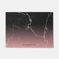 Pink & Black Marble