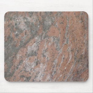Pink & Black Marble Swirled Mousepad