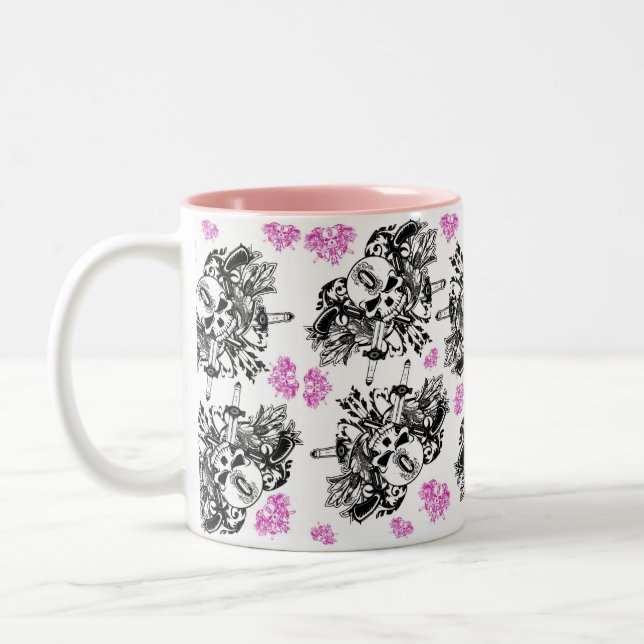 Pink & Black O'Kane Logo Mug (Left)