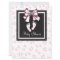 Pink Black Pink Footprints Baby Shower