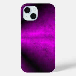 Pink Black Rainbow in Elephant Skin Leather Optik iPhone 15 Case