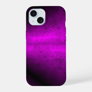 Pink Black Rainbow in Elephant Skin Leather Optik iPhone 15 Case