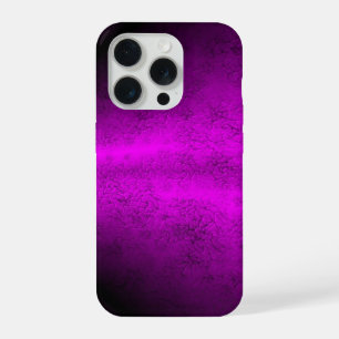 Pink Black Rainbow in Elephant Skin Leather Optik iPhone 15 Pro Case
