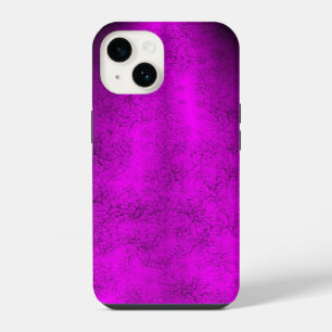 Pink Black Rainbow in Elephant Skin Leather Optik iPhone 14 Case