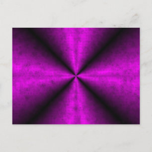 Pink Black Rainbow in Elephant Skin Leather Optik Postcard
