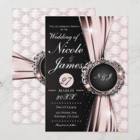 Pink Black & White Elegant Luxury Wedding Or Event