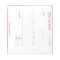 Pink Blank Order Form or Invoice Notepad