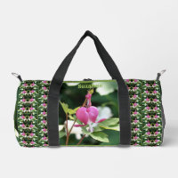 Pink Bleeding Heart Flower Mirror Personalised