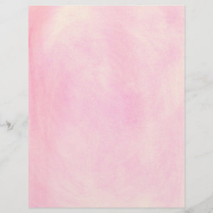 Pink Blends Baby Shower Letterhead