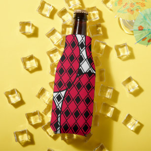 Pink Blob Harlequin Bottle Cooler