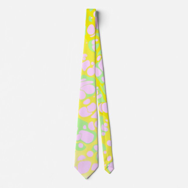 Pink Blobs Tie (Front)