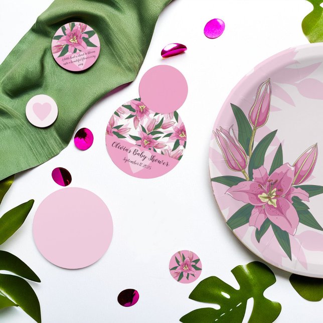 Pink Blooming Lily Confetti (Pink Blooming Lily Confetti)